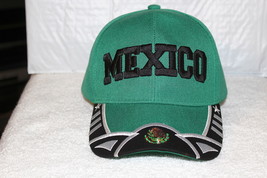 MEXICO MEXICAN MEXICANO CHICANO BASEBALL CAP HAT ( GREEN ) - £8.94 GBP