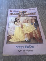 The Babysitters Club #6 Kristys Big Day Ann M Martin Vintage 1987 - £15.18 GBP