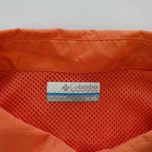 Columbia Sportswear XM0692 Men's Orange Button Up Shirt PFG Short Sleeve Size XL image 3