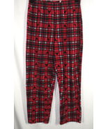 Disney Mickey Mouse Women&#39;s Red Black Plaid Lounge Pajama Pants Size Medium - $9.99