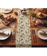 Table Runner, Chicken Farm Kitchen Decor, Farmhouse Table Linens, Rustic... - €26,47 EUR