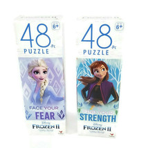 Disney FROZEN II Puzzles Princess Anna Elsa 48 Piece Face Your Fear Strength - $8.94