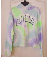 Converse Long Sleeve Tiedye Lightweight  Hooide Blue &amp; Green Girls Sz  M... - $336.46 MXN