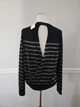 ZADIG &amp; VOLTAIRE Emma Stripes Crossover Open Back Merino Wool Sweater To... - €80,61 EUR