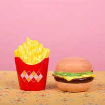 Novelty Salt &amp; Pepper Set - Burger &amp; Fries - £19.74 GBP