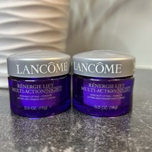 2- NEW Lancome Renergie Lift Multi-Action Night Cream 0.5 oz Each - $59.99