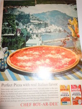 Vintage Chef Boy-Ar-Dee Pizza Print Magazine Advertisement 1963 - £4.80 GBP