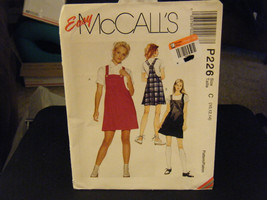 McCall's P226 Misses Jumper Pattern - Size 10/12/14 - $10.64