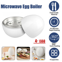 Microwave Egg Boiler Cooker Egg Pod Detaches the Shell Steamer Kitchen C... - £18.03 GBP