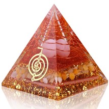  Pyramid for Positive Energy Chakra Healing Wealth Success Chakra Orgonite - £40.58 GBP