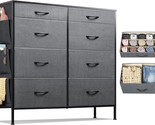 Wlive Chest Of Drawers For Living Room, Closet, Hallway, Nursery, 8, Dar... - $91.93