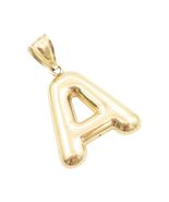 14K GOLD Vintage Pendant Designer Chunky Alphabet 'A'  GP790 - $412.67