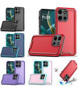 Tempered Glass / Modern Cover Case For Motorola Moto G Stylus 5G 2025 XT... - $13.51 CAD+