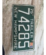 1977 1975 New Hampshire TRAILER License Plate #74285 - €6,84 EUR