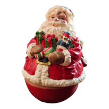 San Francisco Music Box Comapny Santa Claus Is Coming To Town Rolly Poly - £11.90 GBP