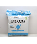 25-PACK Scrubzz Disposable Rinse Free Bathing Wipes For Adult Single Use... - $19.00 CAD