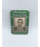 Rare Vintage Thompson Products Inc TAPCO Plant Ohio Supervisor Photo ID ... - $98.99