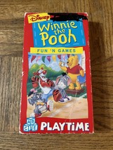 Disney Winnie The Pooh Fun N Games VHS - £9.20 GBP