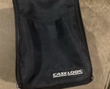 Case Logic 11-14 CD Carrying Storage Case Black With Handle Front Pocket... - £20.99 GBP