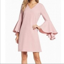 NWT Eliza J. Dramatic Bell Sleeve Shift Dress Women Size 2 - $64.99