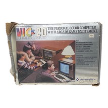 Vintage Commodore Vic-20 Personal Color Computer BUNDLE ORIGINAL BOX UNT... - £127.78 GBP