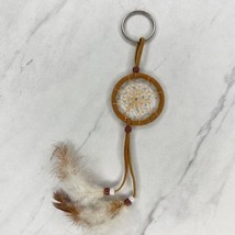 Faux Suede Dreamcatcher Feathers Keychain Keyring - £5.41 GBP