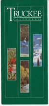 TRUCKEE, CALIFORNIA 1990's Full-Color Travel/Tourism Brochure - $8.99