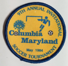 Columbia Maryland MD 1984 Soccer Tournament Clothing Souvenir Trading Pa... - $9.99