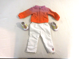 American Girl Doll Clothes McKenna&#39;s Gymnastics Warm Up Outfit AG with Shoes - £17.93 GBP
