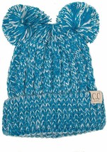 Teal - Toddler Kids Girl&amp;Boy Cute Knit Hat Beanie CapPom Crochet  - £19.16 GBP