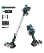 INSE Cordless Vacuum Cleaner, 6 in 1 Powerful Suction Lightweight Stick ... - £88.84 GBP