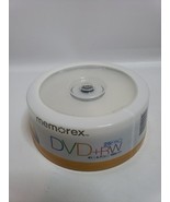 25-pk Memorex DVD+RW 4X 4.7GB 120 min plus R, Rewritable Discs  - $25.28 CAD