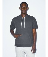 American Apparel Unisex French Terry Garment-Dyed Short Sleeve Hoodie XS... - £5.30 GBP