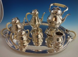 Blossom by Yvar Peterson Sterling Silver Coffee Tea Set 7pc (#1549) Calla Lily - £15,254.04 GBP