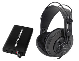 Samson SR850 Studio Reference Monitoring Headphones+Rechargeable Headpho... - £82.73 GBP