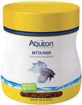 [Pack of 2] Aqueon Betta Fish Food 0.95 oz - £16.23 GBP