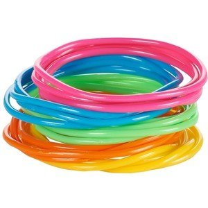 Primary image for 144 pc NEON JELLY BRACELETS for kids