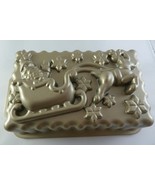 Nordic Ware Santa&#39;s Sleigh Loaf Pan, Cast Aluminum  6 Cup Capacity 8&quot; x ... - $20.04 CAD