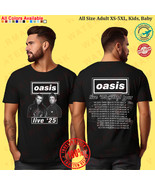 OASIS LIVE ’25 ON TOUR 2025 T-Shirt All Size Adult S-5XL Kids Babies Tod... - $20.00+