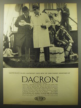 1960 Du Pont Dacron Ad - Gleneagles Tailors lightweight coats - $14.99