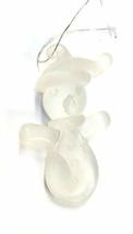 Home For ALL The Holidays 2 Inch Frosted Glass Ornament Set/2 - £9.86 GBP