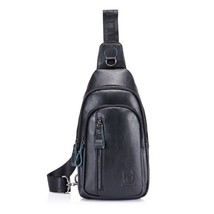 Fashion Genuine Leather Crossbody Bags men Brand Small Male Shoulder Bag casual  - £46.46 GBP