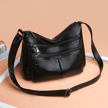 Elegant Women Soft PU Leather Crossbody Bag 2022 Large Capacity Tote Bags Multi  - £31.13 GBP