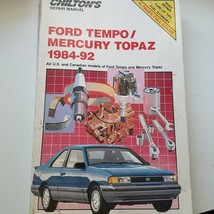  1984 - 92 Chilton&#39;s Ford Tempo Mercury Topaz Repair Manual #8317  - $32.00