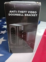 Anti-Theft Video Doorbell Door Mount, Door Bracket, Holder, No Drilling, Black - £12.26 GBP