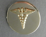 US ARMY MEDICAL CORPS GOLD COLORED LAPEL HAT PIN BADGE 1 INCH - $5.64