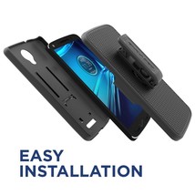 Shell Holster Combo Case With Belt Clip Holster For Droid Turbo 2 Oem - $21.99