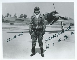 Autographed, signed B&amp;W photo of Japanese WWII Zero pilot Mike ________ - £11.99 GBP