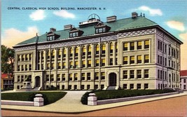 Central Classical High School Building Manchester New Hampshire Postcard - £7.83 GBP