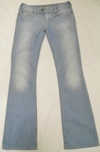 SILVER Women&#39;s JEANS TUESDAY Boot Cut Light Blue Wash 26 tag /28&quot; waist ... - $39.95